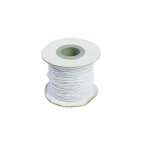 Elastiksnor 1,2 mmx25m hvid