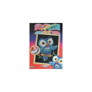 Sequin Art ozzy owl 25x34cm