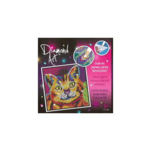 Diamond Art 20x20cm Kitten