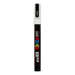 Posca Tusch, nr, PC-3M, streg 0,9-1,3 mm hvid