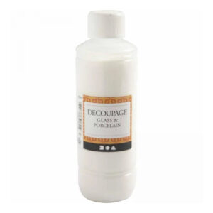 Decoupagelak, 250 ml/ 1 fl, glas og porcelæn