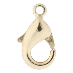 Karabinhage, L: 10,1 mm, forgyldt, 100 s