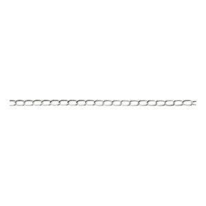 Kæde, B: 6 mm, forsølvet, 5 m/ 1 stk,