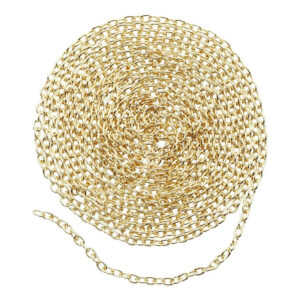 kæde b 2 mm forgyldt 2 m 1 pk