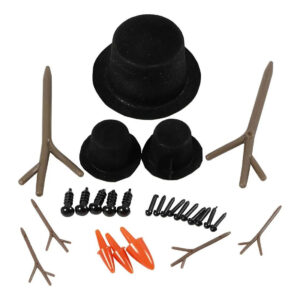 Tilbehør til snemænd, str, 2,3-7 cm, 3 s