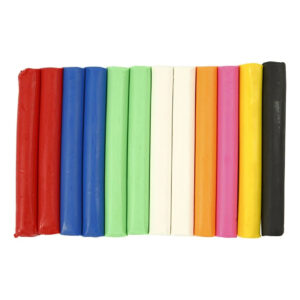 Soft Clay Modellervoks, ass, farver, 200g