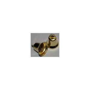Klokker ca. 12mm i diameter guld-farvet 1 stk
