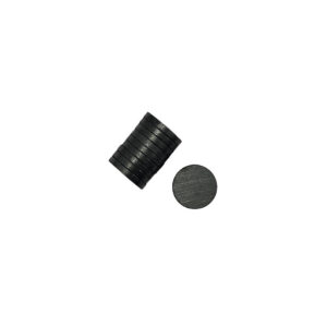 Magneter rund 20x3 mm sort 10 stk/p