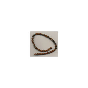 Perle obsidian facet 10mm ca. 40cm streng