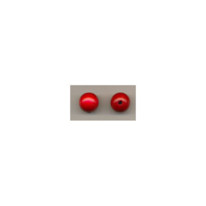 Træperler 6mm rød - 120stk