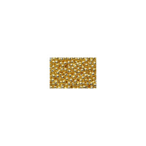 Voksperle 4mm guldfv. Ø:0,5mm ca.12g