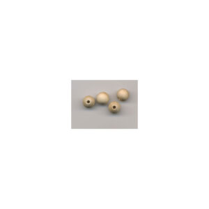 Træperler 8mm diameter natur/rå ca.500st