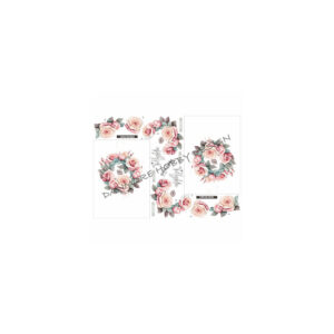 3D ark Quick Cards Rose krans