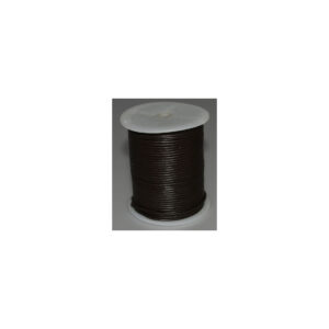 Lædersnøre 2mm/25m brun
