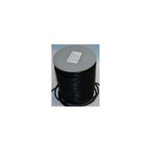Lædersnøre 3mm/25m sort