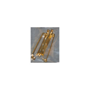 Brochenål 38mm 5stk guld fv.
