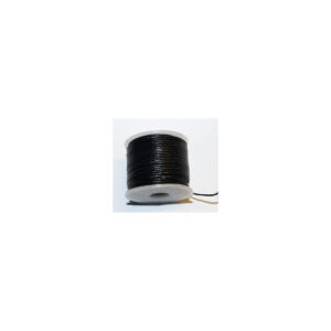 Lædersnøre 0,5mm/1m sort