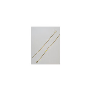 Smykkestift m/øje 0,7x50mm guld farvet, 20 stk