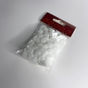 Pom pom Ø10mm, 100stk