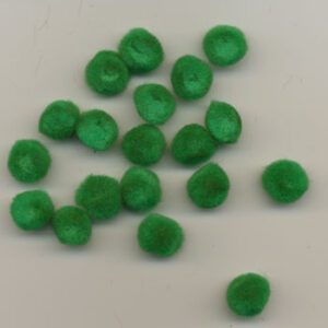 00D11526 Pom pom 15mm Grøn 85stk