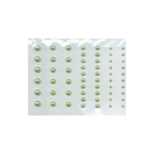 Perle halv 3-7 mm 58stk grøn