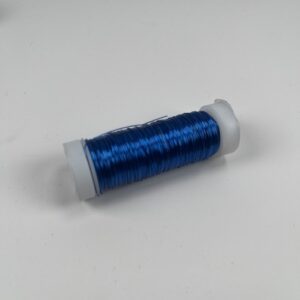 Tråd metal (kobber) blå fv. 0,35mm x 50m