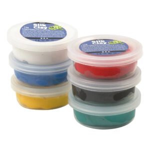 Silk Clay, standardfarver 6ass farver