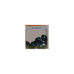 Perle ferskvand 9-10mm turkis 7 stk