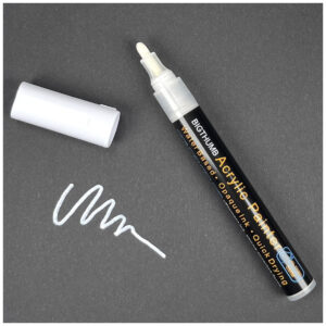 02 Acryl tusch 2-3mm Hvid
