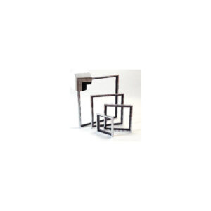 Svæveramme træ antik-silverlook 40x50cm ARTINO