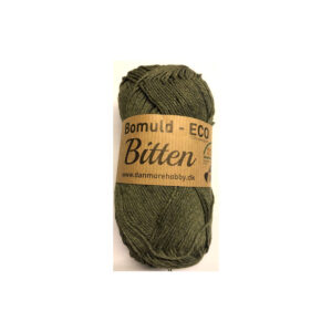 Bitten bomuld Eco Mili grøn 27