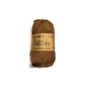 Bitten bomuld Eco Cappuccino 90