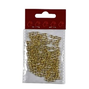 Split ring 4mm x 0,8mm guld fv. 10gram