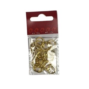 Split ring 12mm x 1,5mm guld fv. 10gram