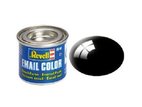 00V 632107 Emalje maling sort gloss 14ml