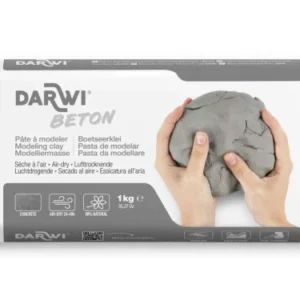 Darwi beton modellermasse 1000g grå