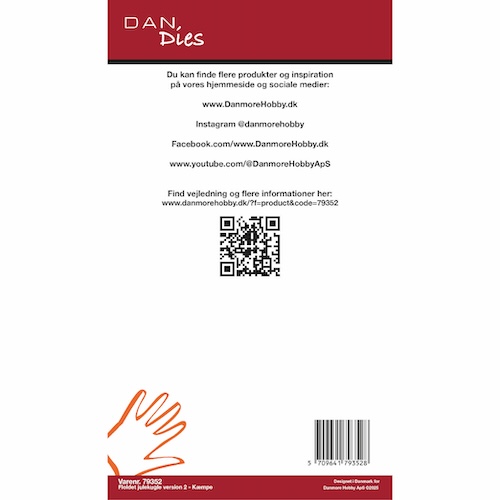 79352 Dan Dies Foldet Julekugle version 2 - Billede 2