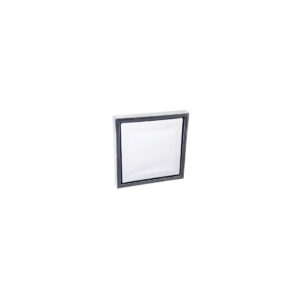 Lærred m/sølv ramme 10x10cm