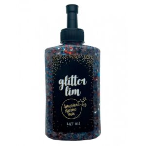 Glitterlim American Star Stjerne Mix