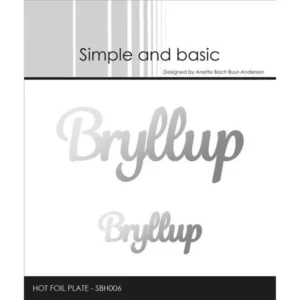 SBH006 Simple and Basic hotfoil