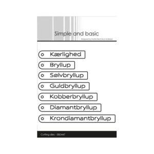SBD447 Simple and basic