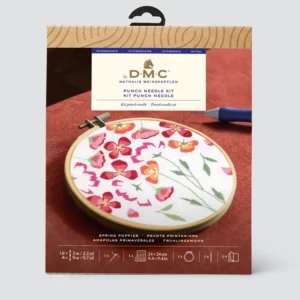 Dmc Designer collection punchneedle kit spring poppies