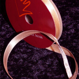 Satinbånd 10mm x 10meter Laks
