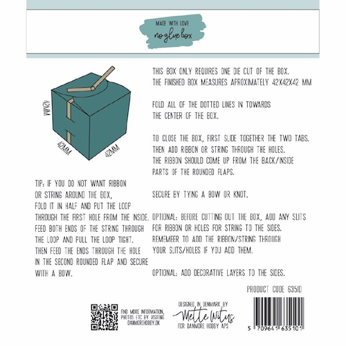 Dies Made With Love No Glue Box 63510 - Billede 2