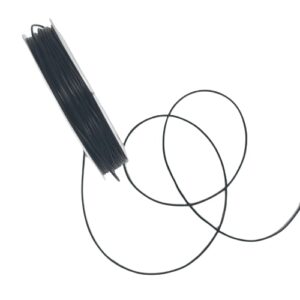 Elastisk smykketråd 1,0mmx10m sort