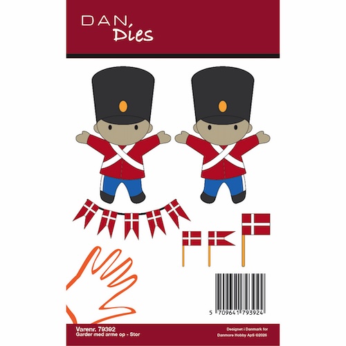 Dies Dan Garder med arme op - Stor - Billede 2