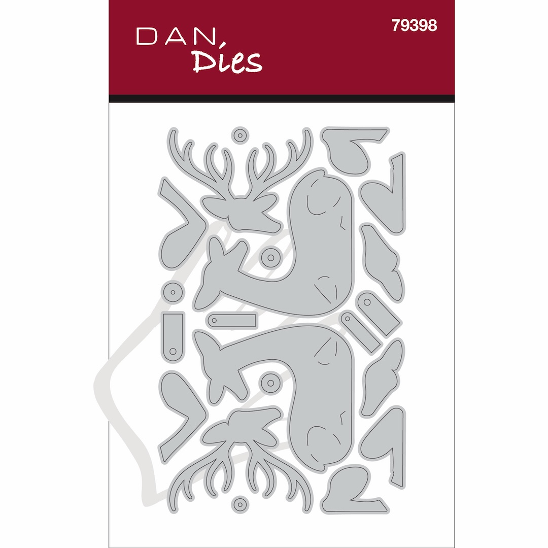 79398 Dies Dan Liggende Hjort - Stor