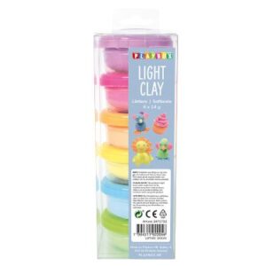 Light Clay 6 pastel fv. m/hver 14gram