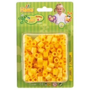 Hama 8503 maxi perler i blister 250stk Gul