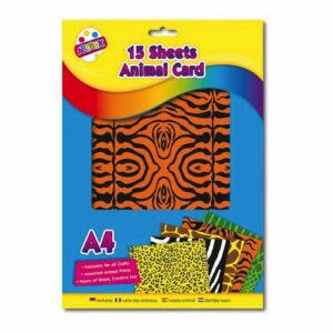 Dyreprint A4 ark i karton 15 ark